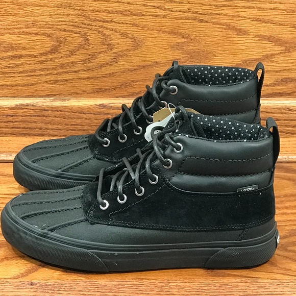 vans scotchgard black